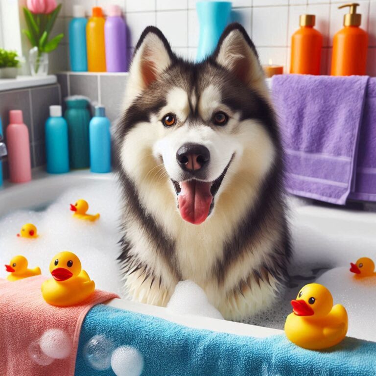 ¿Qué pasa si baño a mí husky cada semana?