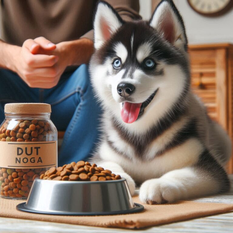 Comida para cachorros de husky siberiano 2 meses y medio