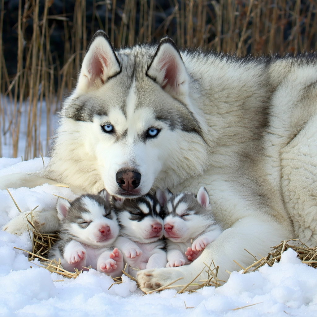 El Parto De Un Husky Siberiano HUSKYSIBERIANO NET